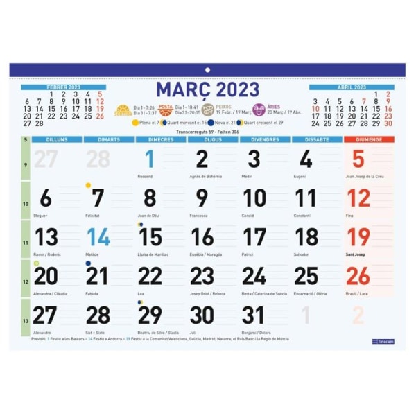 Väggplanering - tidtabell - Finocam ark - 781110023