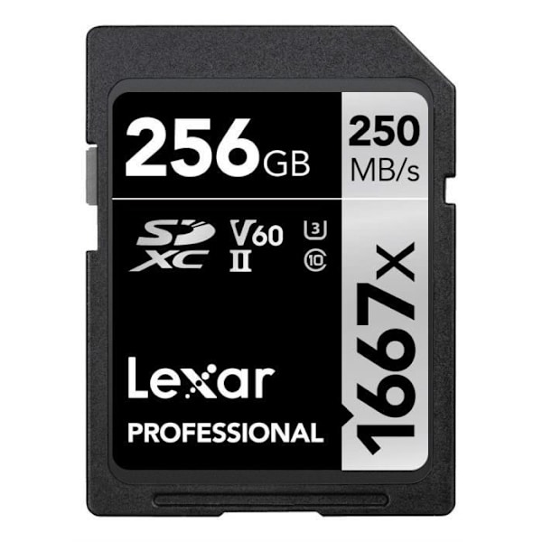 Lexar Professional 1667x 256GB SDXC UHS-II-kort