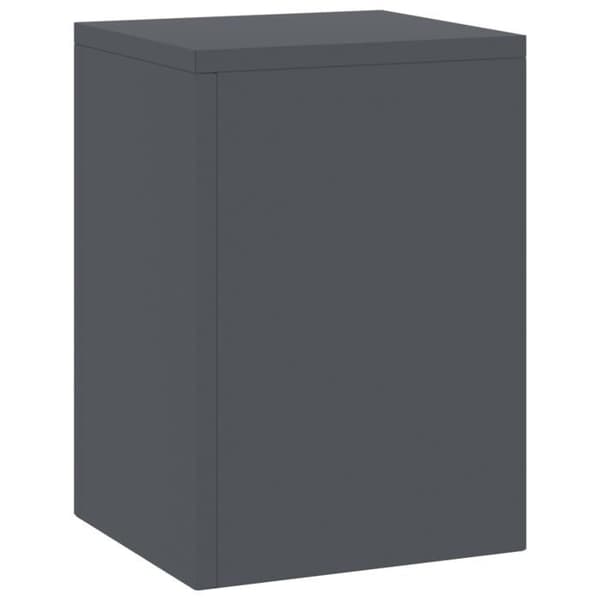 Utomhusväxtstöd Pelare 2 st Antracit 24x24x35 cm Stål