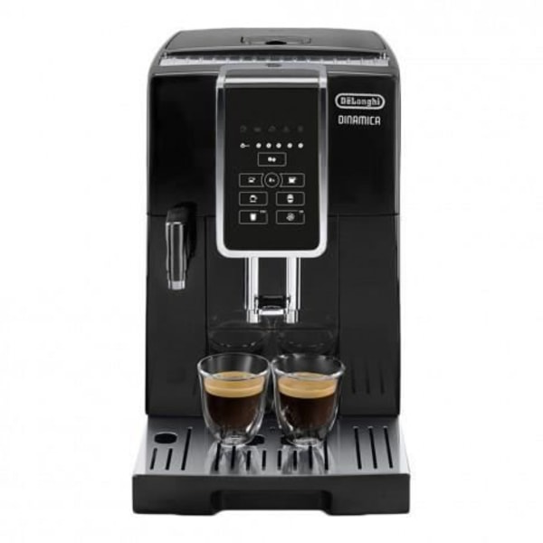 Kaffemaskin - De'Longhi - Dinamica ECAM 350.50.B - Integrerad mjölktank - 14 koppar - 12 recept Svart