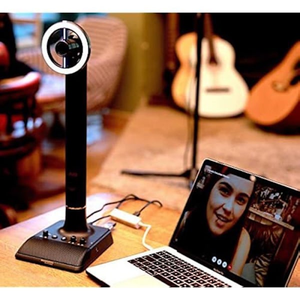 Audio-Video Broadcast Tool - MARANTZ - AVS - Full HD-webbkamera - USB-mikrofon - Variabel LED-belysning AVS - Svart