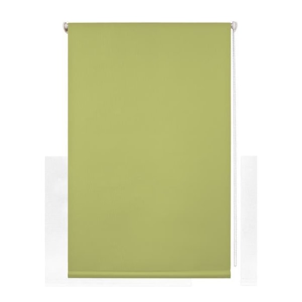 Klemmfix termisk rullgardin, utan borrning, mörkläggning, grön, 45 cm x 150 cm