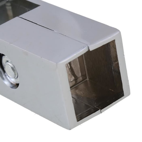 Fyrkantig rörkoppling - BQLZR - 2-vägs - Aluminiumlegering - För rör 25 mm - Färg grå