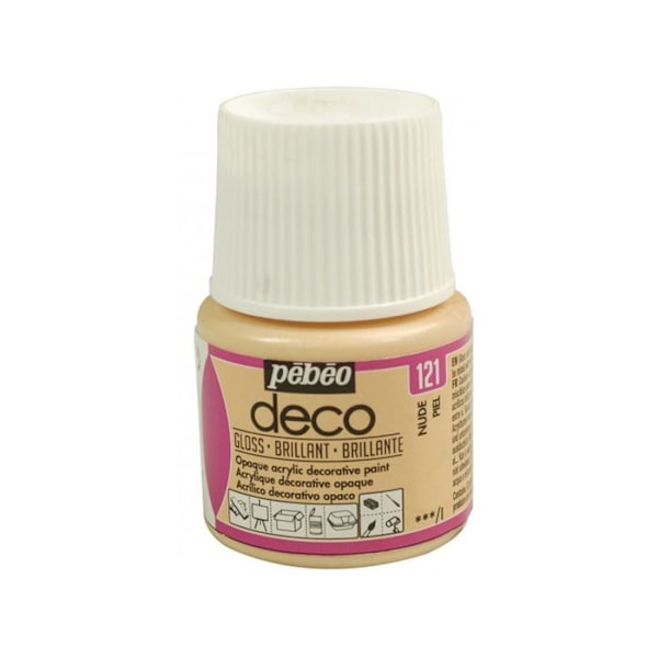 Akrylfärg - Pébéo - Déco - Nude - 45 ml - Matt finish Naken