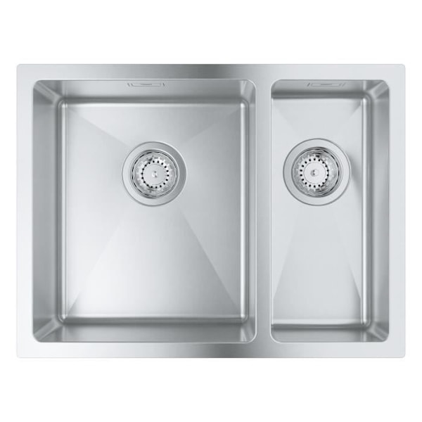 GROHE Undermonterad diskbänk K700 31577SD1 - Rostfritt stål Grå