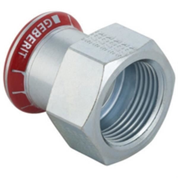 Geberit Förbindelse gängad D15-1 2mm. kolstål Ref 21802