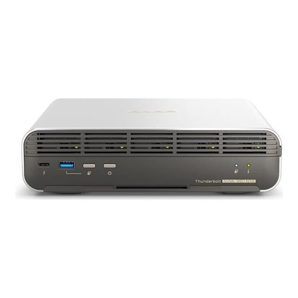- QNAP - QNAP TBS-H574TX - NAS-server - 5 fack - RAID RAID 0, 1, 5, 6, 10, 50, JBOD, 60, reservdisk 60 - RAM 16 GB - 2,5