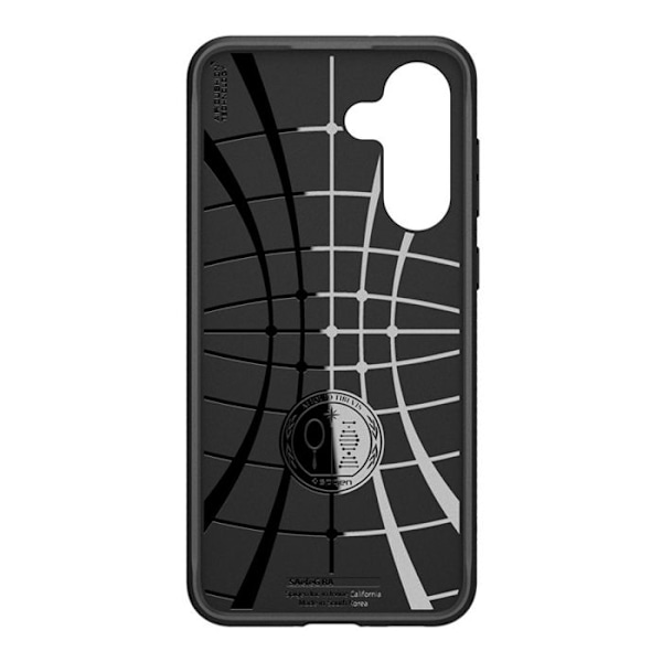 Coque - SPIGEN - Rugged Armor - Kompatibel med Samsung Galaxy A56 5G - Stötabsorberande - Kolfiberdesign - Matt Svart