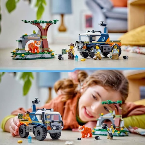 LEGO® City 60426 Jungle Explorers terrängbil, barnleksak, 6 år Grön, brun