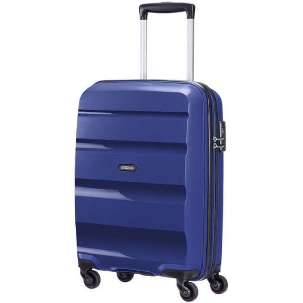 AMERICAN TOURISTER Styv polypropen hyttresväska 4 hjul BON AIR SPINNER S STRICT MIDNIGHT 55cm Marinblå