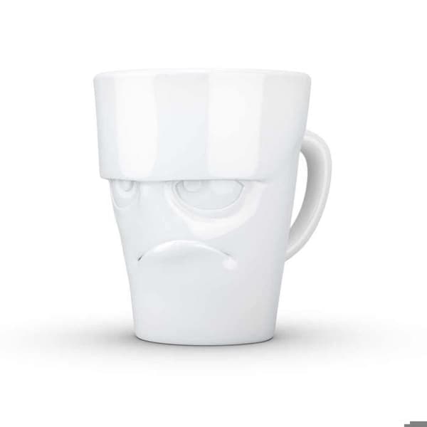 Mugg - Tassar - Grognon - Porslin - Vit - Rund