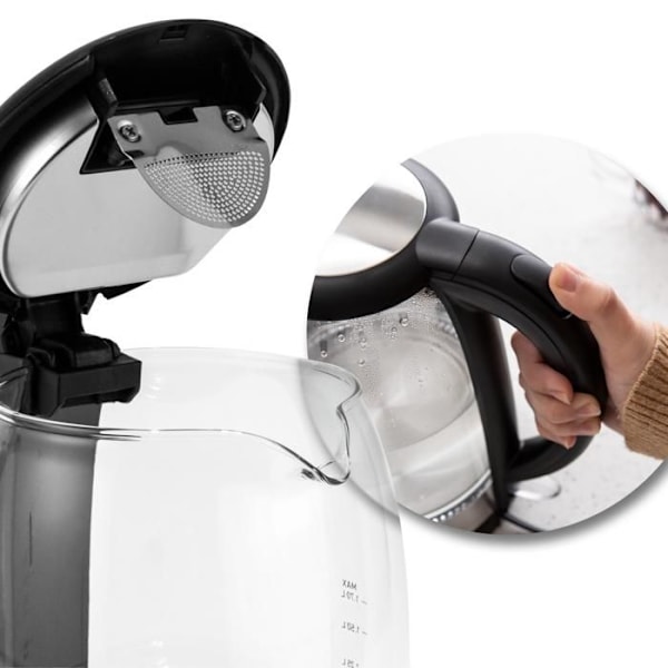 COSORI Elektrisk Kanna Kettle Chef Edition 1,7L - Glas Glas