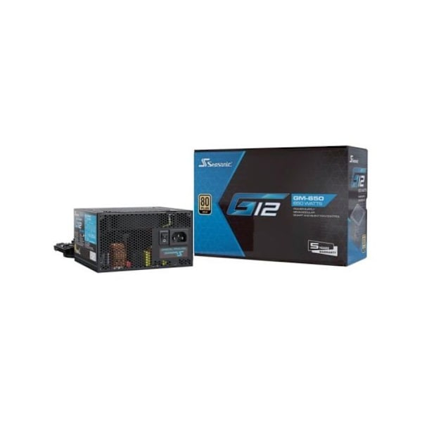 Seasonic G12 GM-650 2024 650W 80 Plus Gold Semimodulär