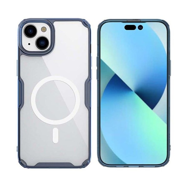 Skyddshölje - NILLKIN - iPhone 15 Plus - TPU - Blå - Semi-styv Blå