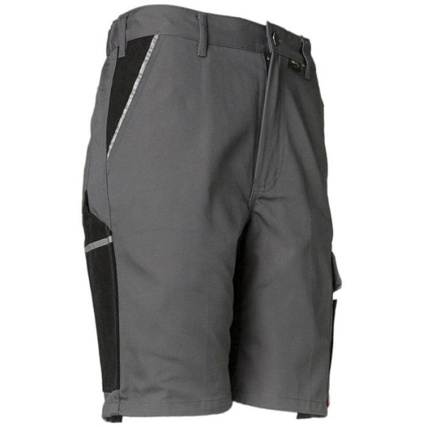 Professionella shorts - Planam professionella Bermuda-shorts - 2173052 - Canvas 320 arbetsshorts Mörkgrå jag