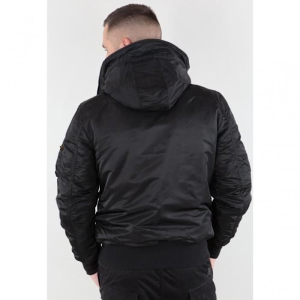 Blouson Bomber - Alpha Industries - MA-1 - Svart - Huva - Herr - S
