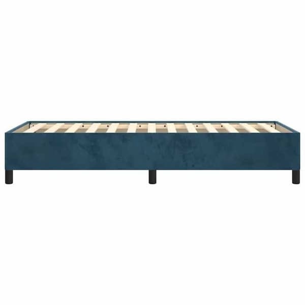 vidaXL Sängram utan madrass mörkblå 80x200 cm sammet 347292