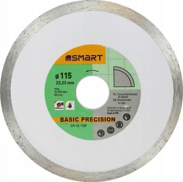 Slipskiva - SMART - 10-115P - Diamant - 115 mm - För sten och keramik