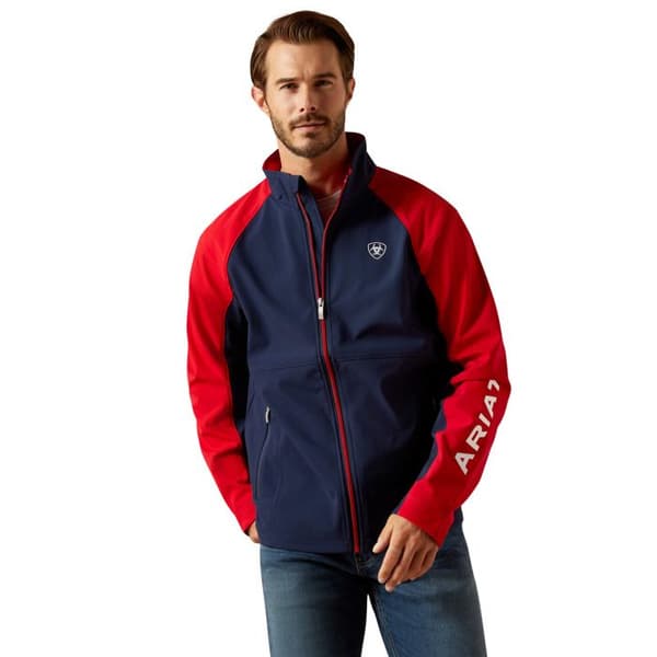 Ariat Team EQ full zip ridjacka marinblå/röd S