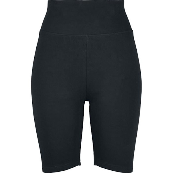 Kort Cyklist Dam - Urban Classics - Hög Midja - Paket med 2 - Svart/Vit - 95% Bomull Svart vit jag