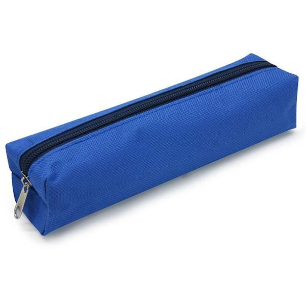 Pennfodral - WAYTEX - 931273B - Mjuk textil - Dragkedja - Vanlig blå Vanligt blått