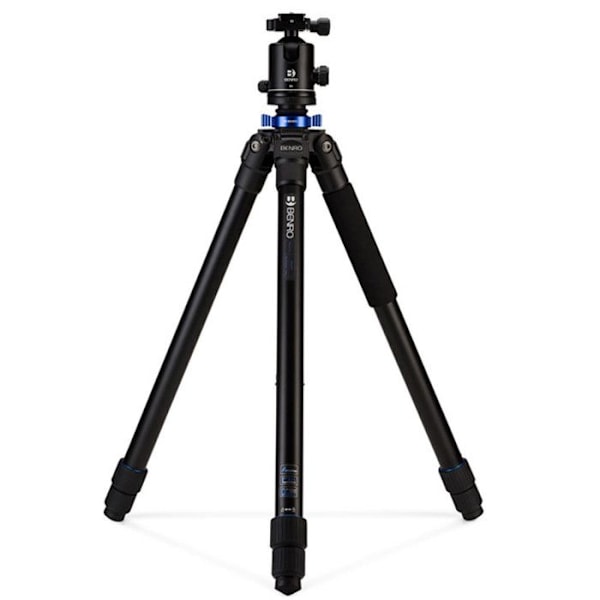 Benro trepied mach3 tripodserie 4 aluminium 3 sektioner lång - tma47al