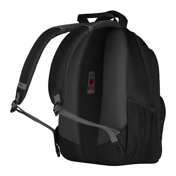 WENGER PILLAR PC-ryggsäck - Svart - 16'' - Vadderade och bekväma remmar