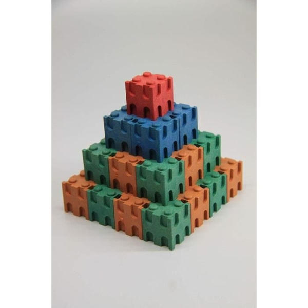 Wissner GmbH _ 080580.000 Interlocking Cube, Flerfärgad, 2 x 2 x 2 cm - Wissner Gmbh_080580.000