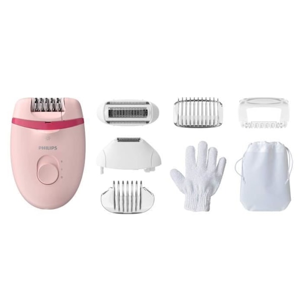 PHILIPS PERSONAL HEA Elektrisk epilator satinell rosa Rosa