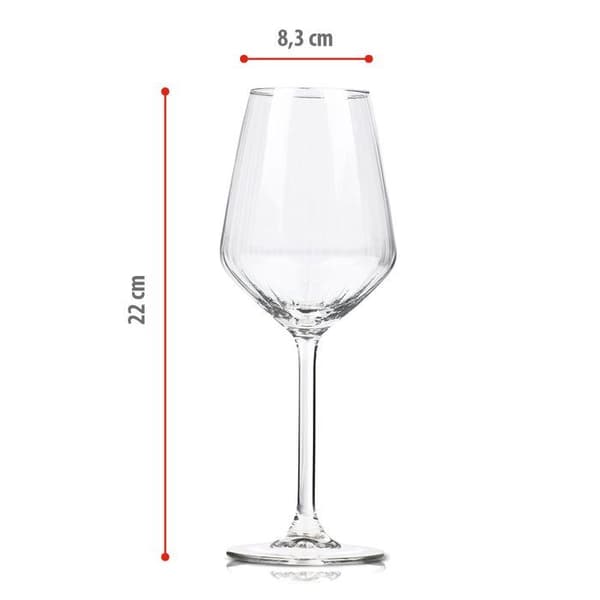 alpina Vinglas Vit - Set 38cl Transparent