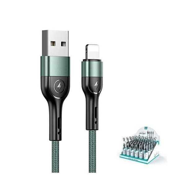USAMS Lightning-kabel 1m i färgen Grön