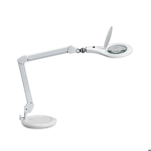 MAULmakro Lampa förstoringsglas LED - stativ - vit - metall|plast - 1 styck - 79 x 18,5 x 45,5 cm - MAUL