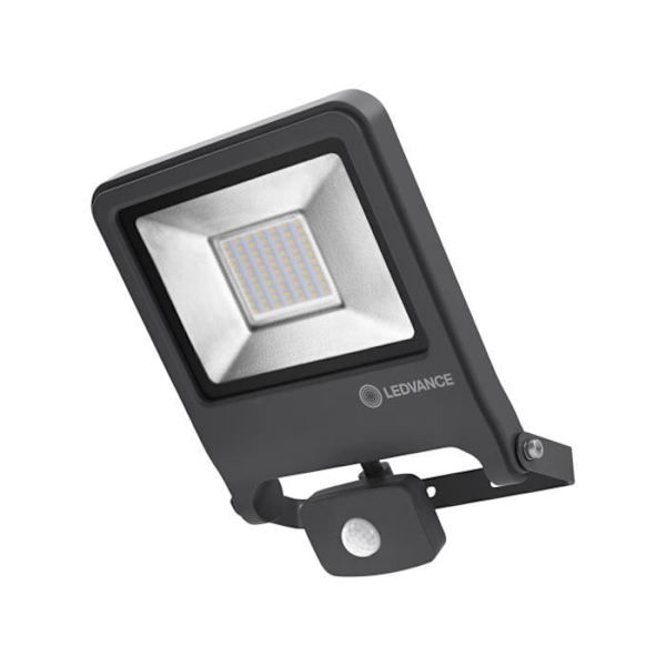ENDURA FLOOD SENSOR Strålkastare 50w = 4500lm â€ “Grå - Cool White Mörkgrå