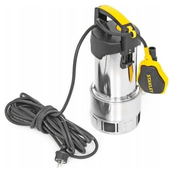Källarvakuumpump - STANLEY - 1100 W - Rostfritt stål - Justerbar flottör - Automatisk Grå