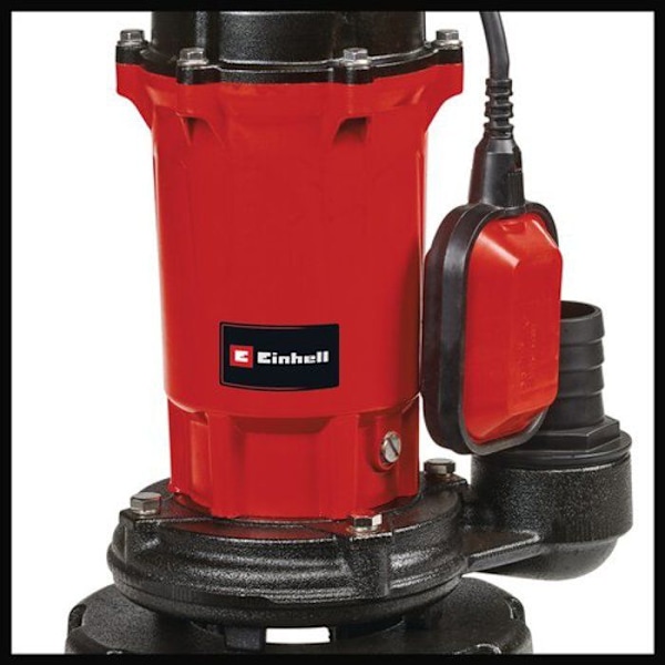 Einhell Avloppspump för smutsvatten GE-DP 900 Cut (900 W, Max flöde 16 000 L/h, max nedsänkning 7 m)