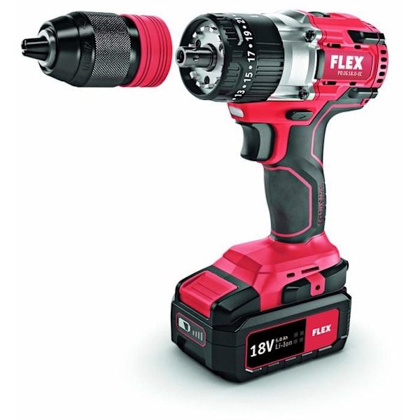 18V PD 2G 18.0-EC C FLEX skruvmejselborr - utan batteri eller laddare - 491233