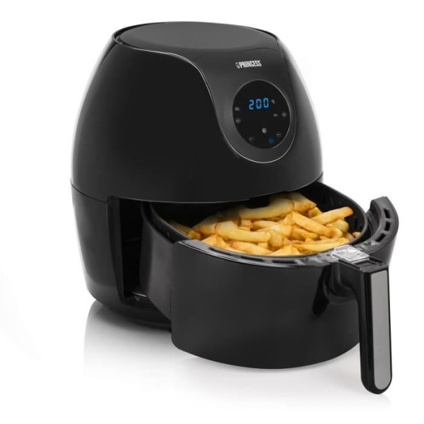 Princess Airfryer XXL digital oljefri fritös - 5,2 L - 1700 W Svart