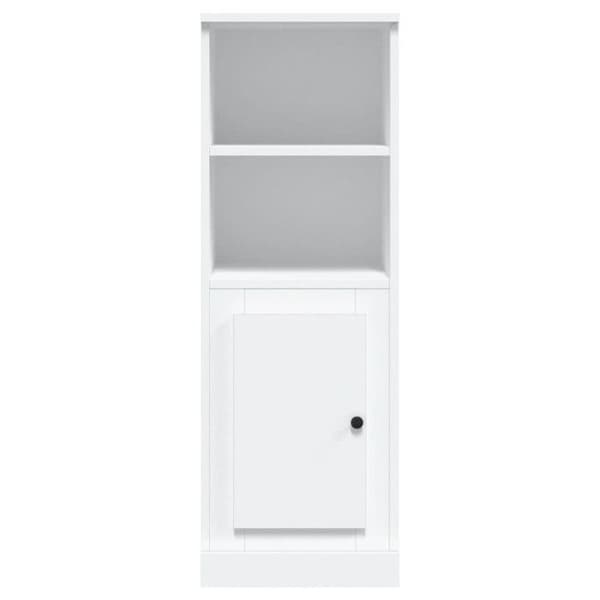 vidaXL hög skänk vit 36x35,5x103,5 cm Konstruerat trä 816320 Vit