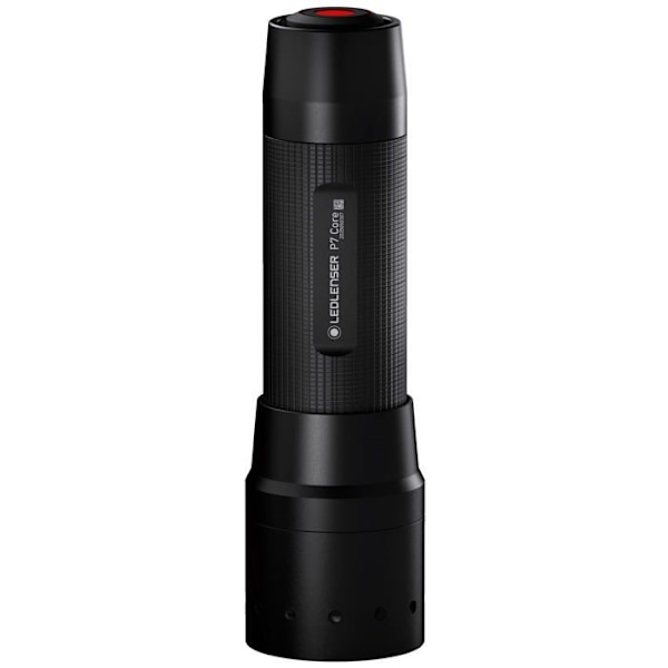 LED ficklampa - LedLenser - P7 Core - 450 Lumen - 300 m räckvidd - USB uppladdningsbar svart