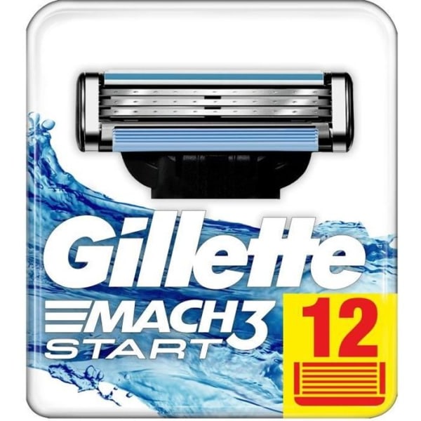 GILLETTE Mach3 Start rakblad x12