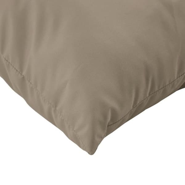 vidaXL Soffkuddar set om 4 taupe 40x40 cm tyg 360367