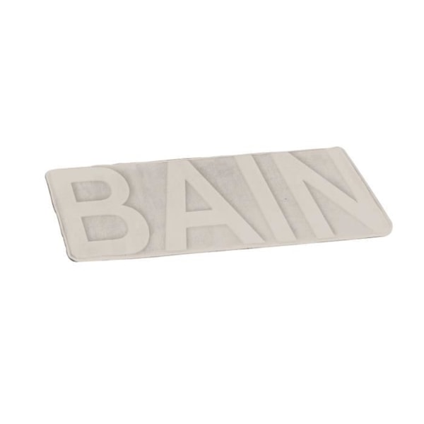 Teppe - L3C - Bad - Enfarget Taupe - 45x75cm - Rektangulær Mol