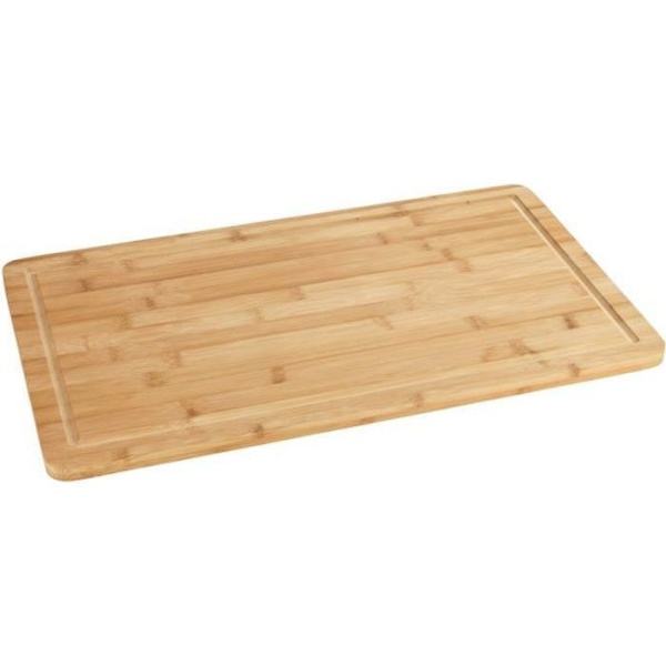 Skärbräda - WENKO - Bambu - 30 x 52 cm - 3-i-1 - Brun kastanj