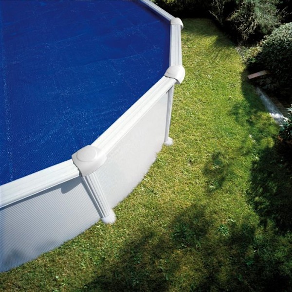 Bubbelskydd för GRE swimmingpool - Oval 500x340 cm - Anti U.V.A 180 mikron Blå