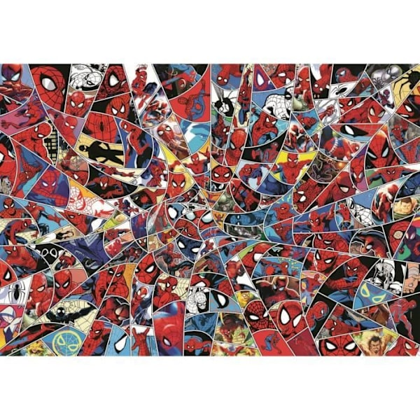 Impossible Puzzle 1000p Spider Man - Clementoni - Tecknade serier och serier - 69 x 50 cm - För vuxna