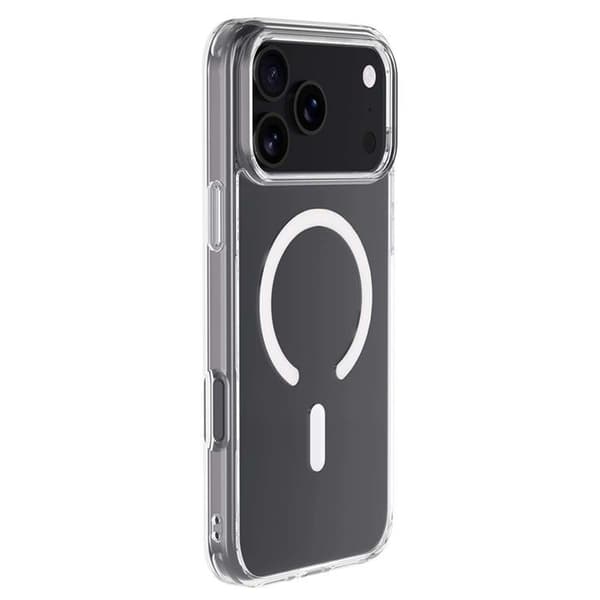 MagSafe-skal - iPhone 17 Pro - Hybrid - Transparent Vit