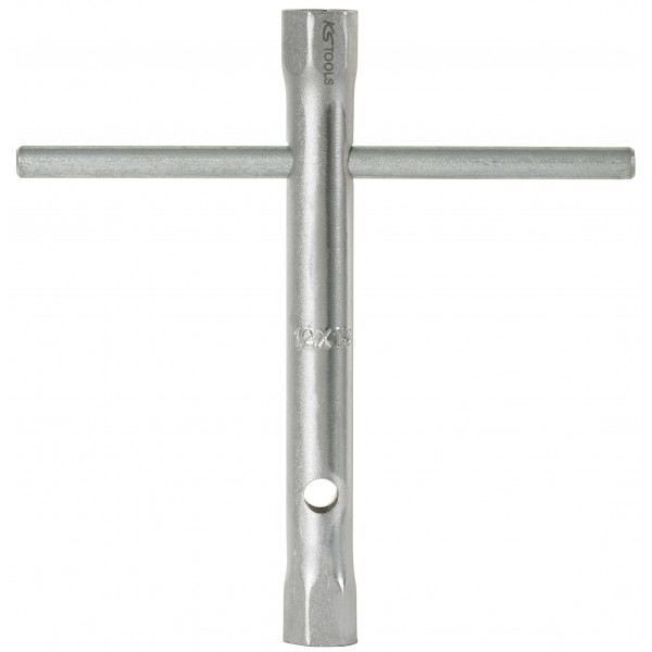 Rak rörnyckel 18 x 19 mm - KS TOOLS - 518.0876 - Rör eller rör - Kromfinish - Kromvanadin