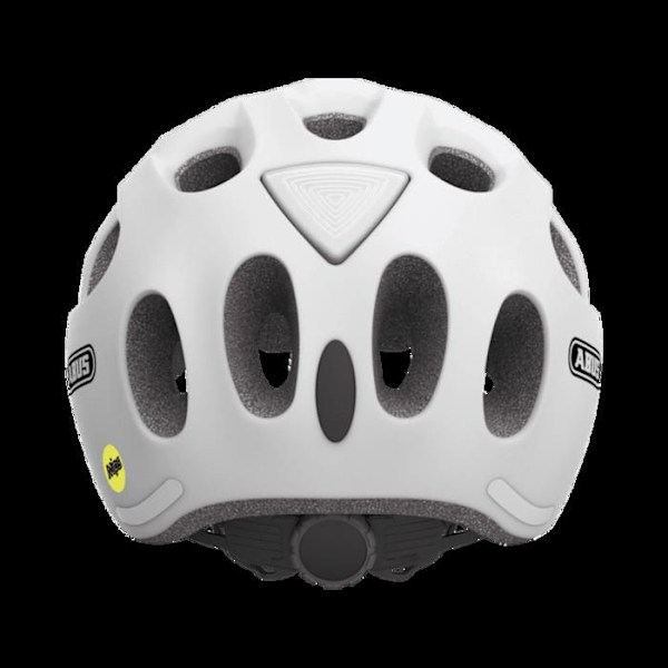 Cykelhjälm - ABUS - Youn-I MIPS - Barnskydd - LED-lampa - Reflexer Vit (mat svart) S