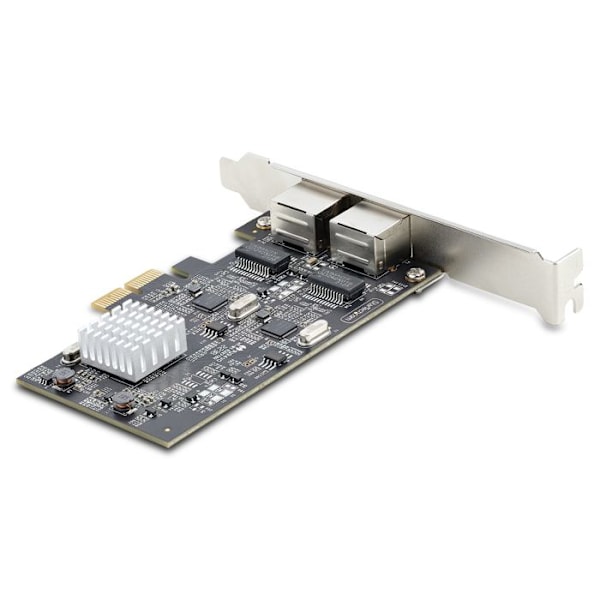 2-portars PCIe nätverkskort 2,5 Gbps NBASE-T, Intel I225-V - STARTECH.COM - Ethernet nätverkskort