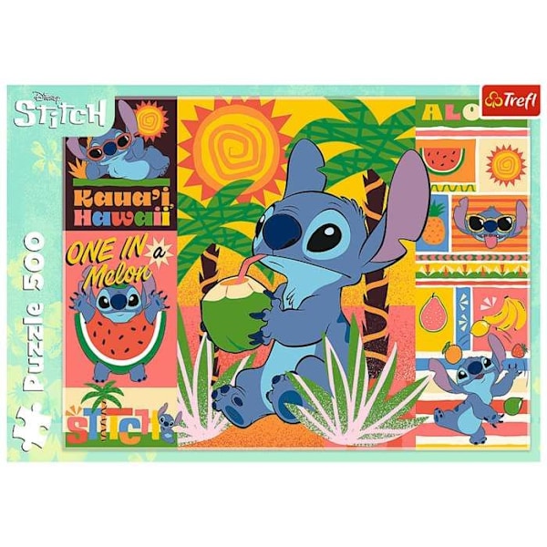 Pussel Semester med Stitch Trefl